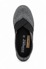 Acadia Seashell - Printed Lytech Slip-On - Black