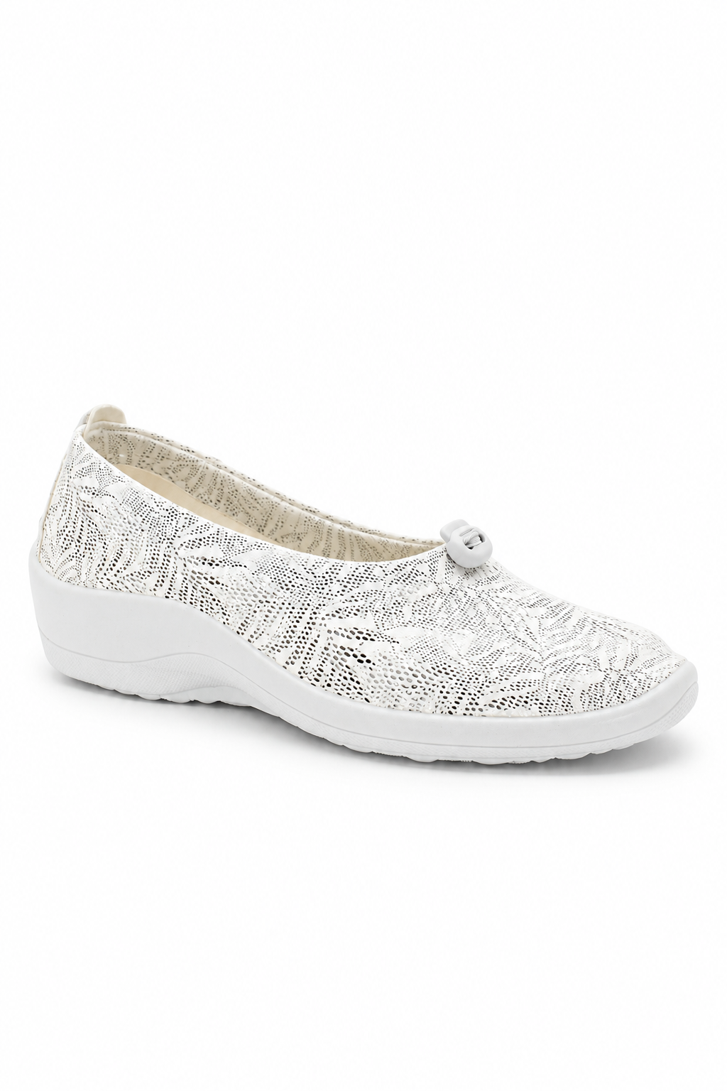 Cabrera Palm - Lytech Ballerina Flat - White