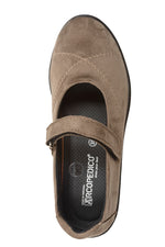 L18 - Lytech Quilted Mary Jane - Olive Suede