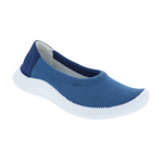 Thetis - Knit Slip-On Ballerina - Blue