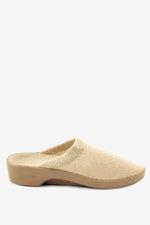 Light - Knit Open-Back Mule - Beige