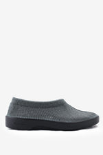 Sec V - Knit Slip-On Comfort Flat - Titanium