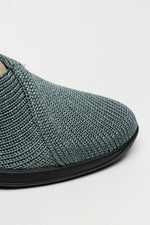 Mailu - Ribbed Knit Comfort Flat - Titanium