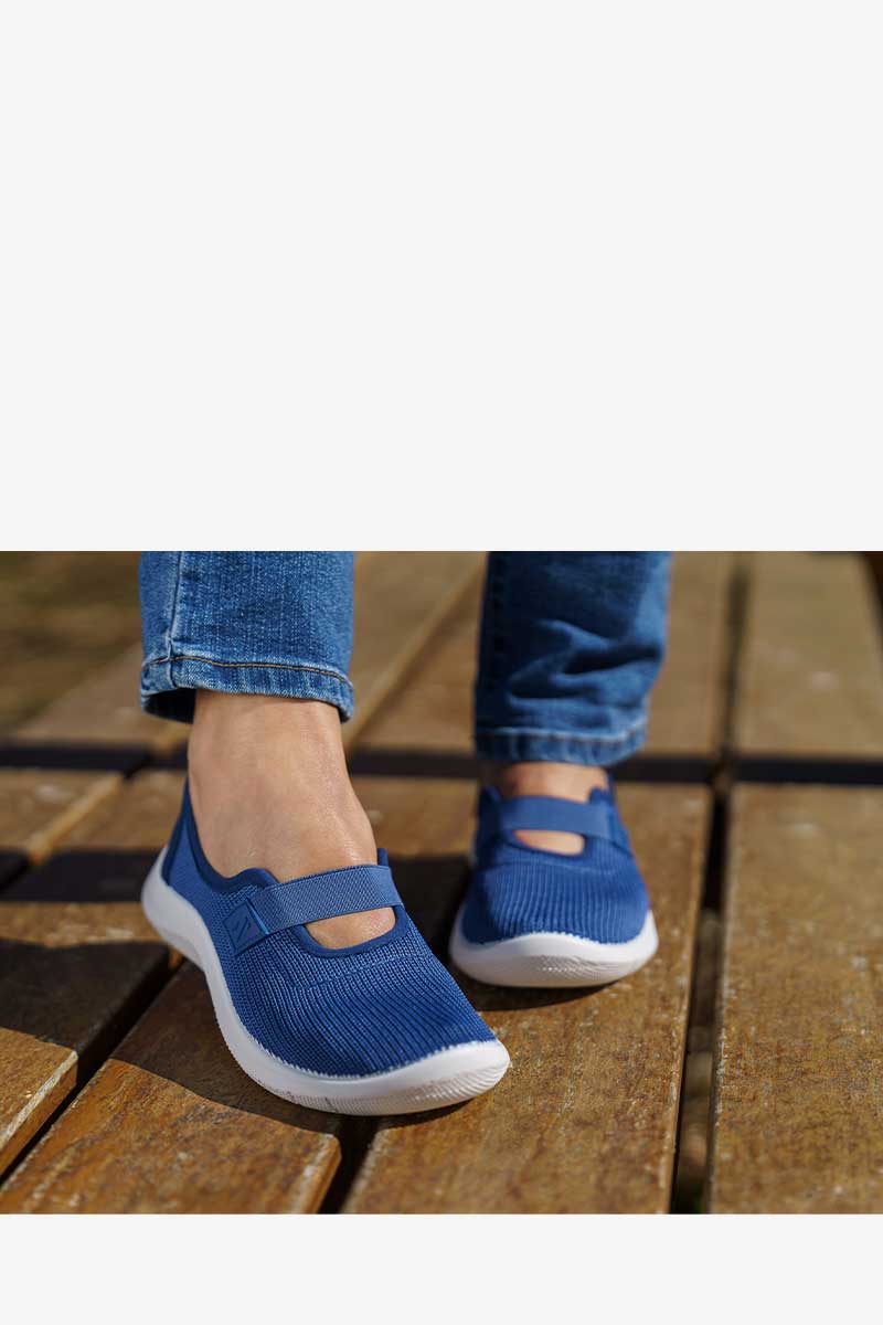 Cibele - Recycled Knit Mary Jane - Blue