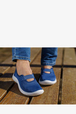 Cibele - Recycled Knit Mary Jane - Blue