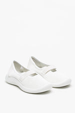 Cibele - Recycled Knit Mary Jane - White