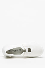 Cibele - Recycled Knit Mary Jane - White