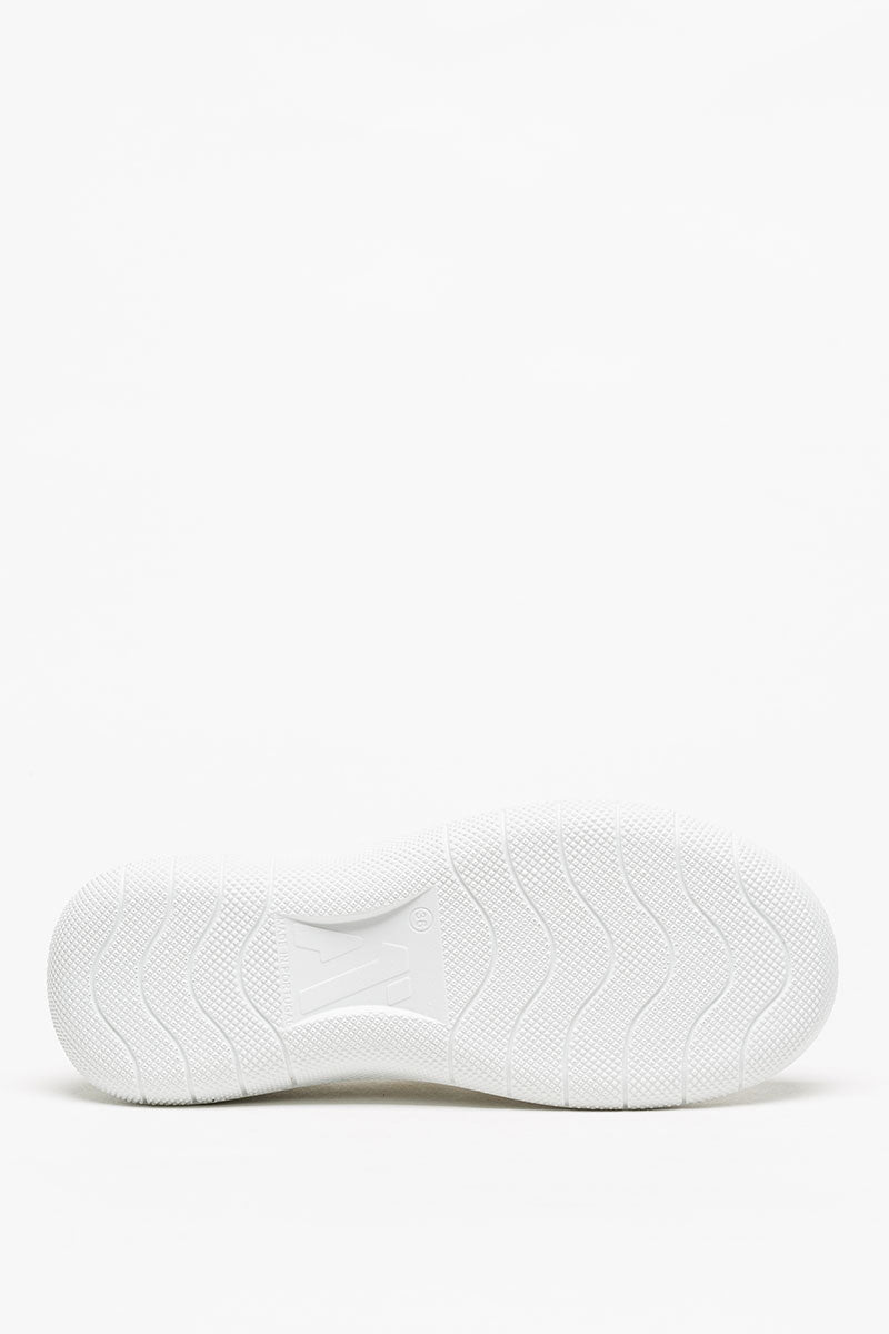 Cibele - Recycled Knit Mary Jane - White