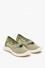 Cibele - Recycled Knit Mary Jane - Green Earth