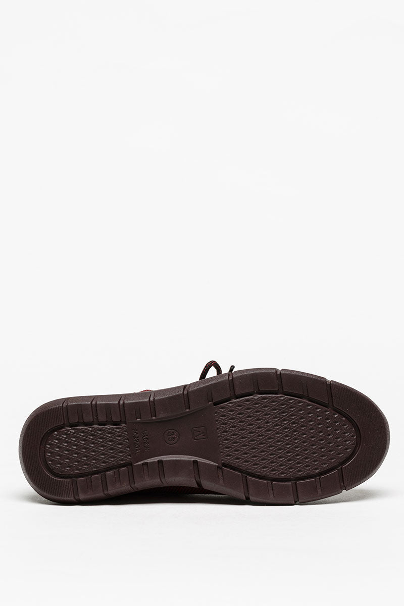 Physis - Water-Resistant Knit High-Top - Bordeaux