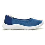 Thetis - Knit Slip-On Ballerina - Blue