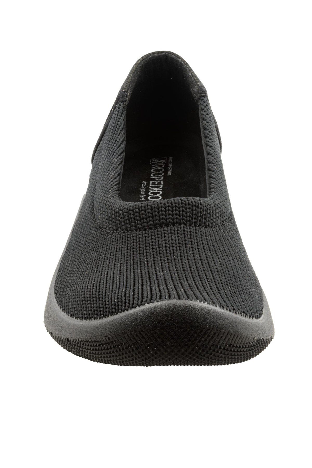 Thetis - Knit Slip-On Ballerina - Black