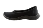 Thetis - Knit Slip-On Ballerina - Black