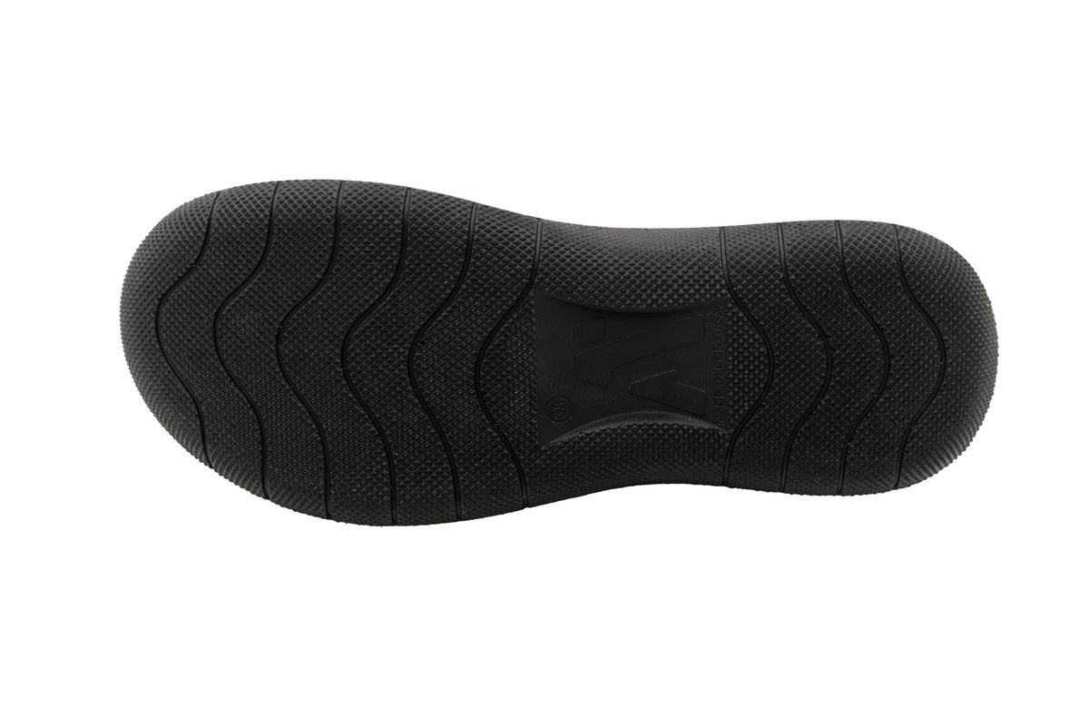 Thetis - Knit Slip-On Ballerina - Black