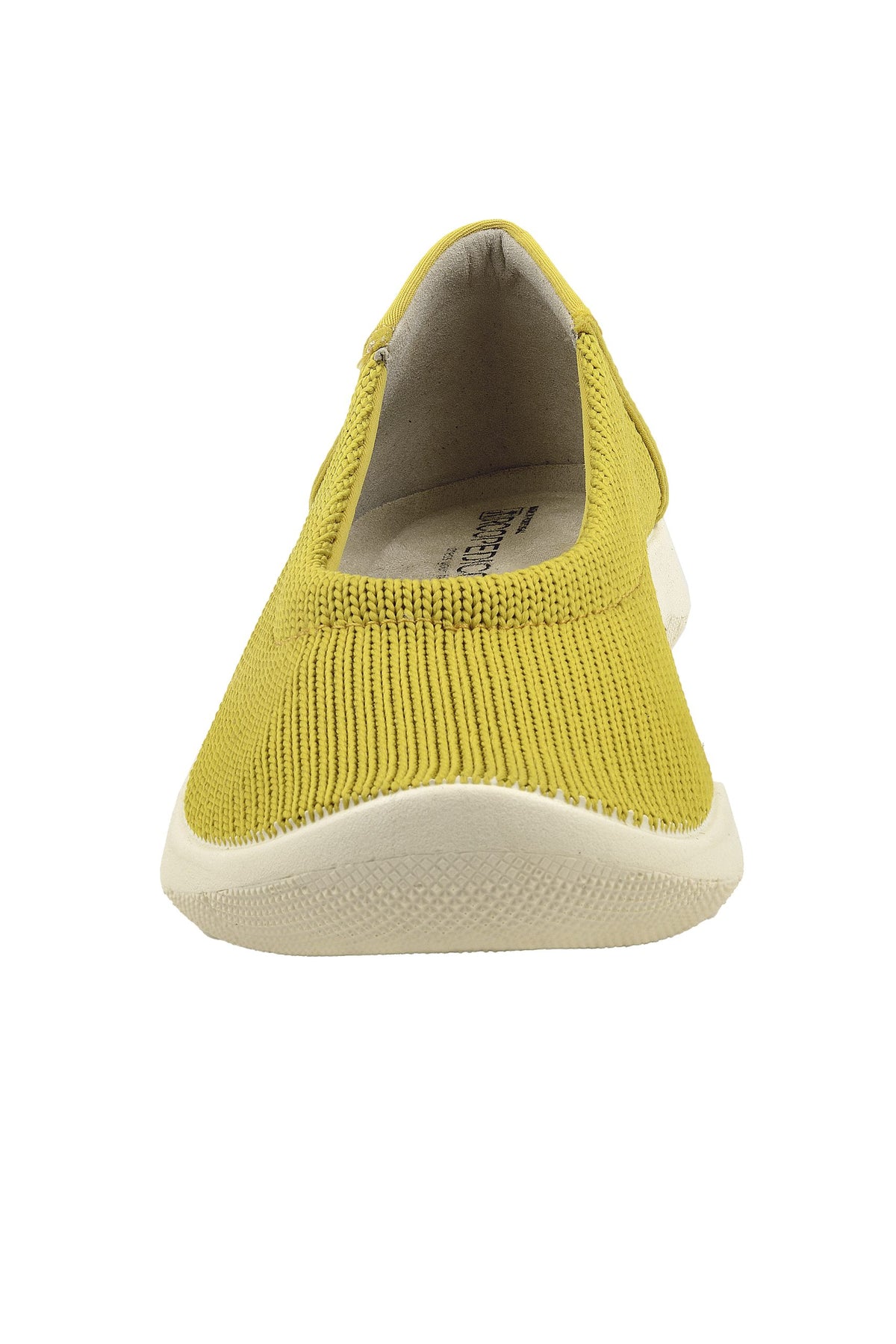 Thetis - Knit Slip-On Ballerina - Mustard