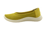 Thetis - Knit Slip-On Ballerina - Mustard