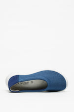 Thetis - Knit Slip-On Ballerina - Blue
