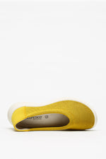 Thetis - Knit Slip-On Ballerina - Mustard
