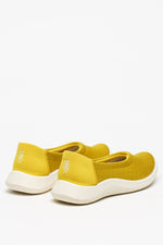Thetis - Knit Slip-On Ballerina - Mustard