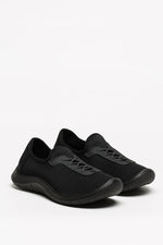 Ocean - Eco Knit Lace-Up Sneaker - Black