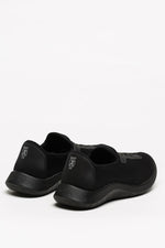 Ocean - Eco Knit Lace-Up Sneaker - Black