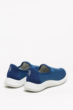 Ocean - Eco Knit Lace-Up Sneaker - Blue
