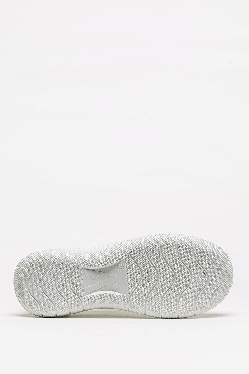 Ocean - Eco Knit Lace-Up Sneaker - White
