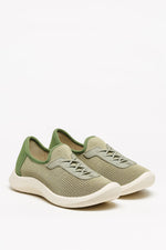 Ocean - Eco Knit Lace-Up Sneaker - Green Earth