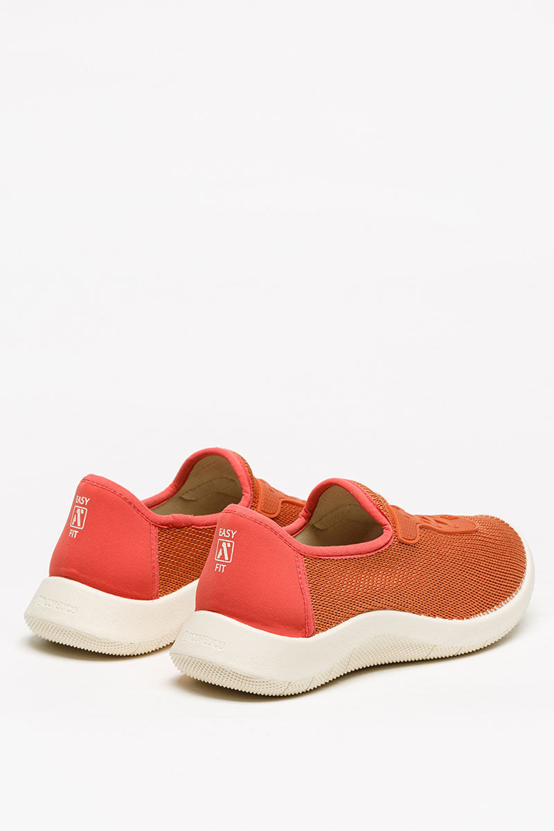 Ocean - Eco Knit Lace-Up Sneaker - Brick