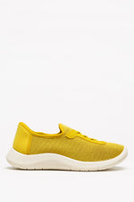Ocean - Eco Knit Lace-Up Sneaker - Mustard