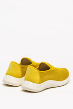 Ocean - Eco Knit Lace-Up Sneaker - Mustard