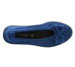 Lyla Sport - Knit Bow-Detail Flat - Titanium