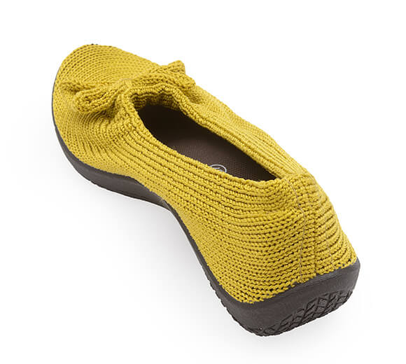 Lyla Sport - Knit Bow-Detail Flat - Titanium