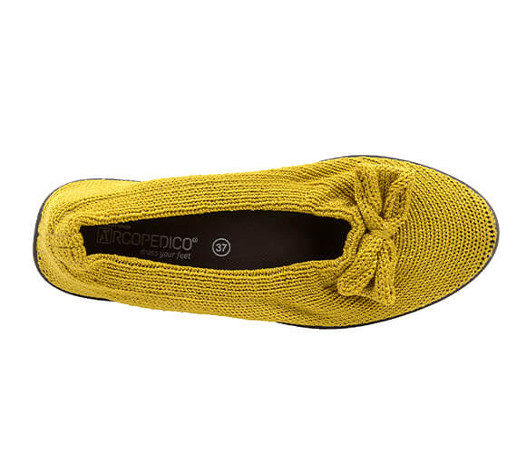 Lyla Sport - Knit Bow-Detail Flat - Titanium