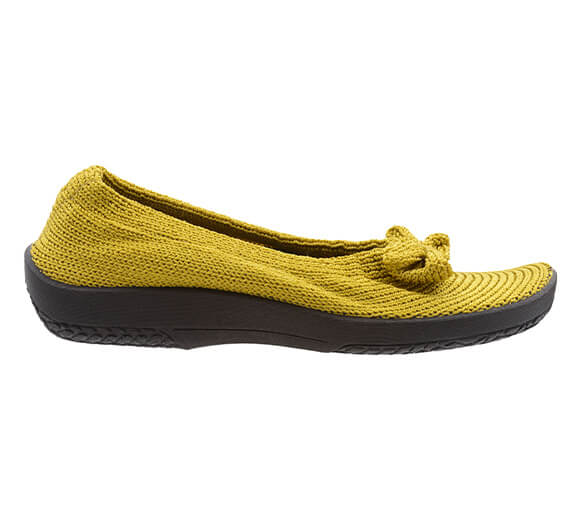 Lyla Sport - Knit Bow-Detail Flat - Titanium