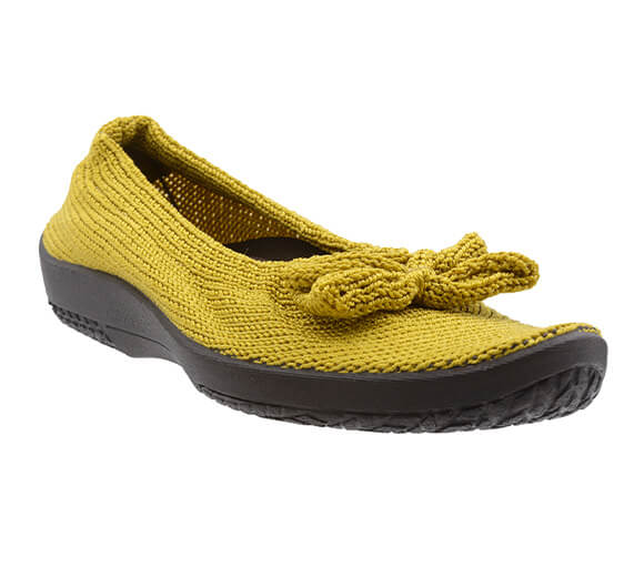 Lyla Sport - Knit Bow-Detail Flat - Titanium