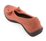 Lyla Sport - Knit Bow-Detail Flat - Brick