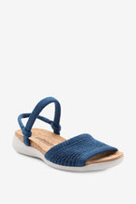 Arenal - Knit Cork Sandal - Denim