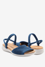 Arenal - Knit Cork Sandal - Denim
