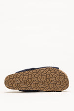 Manas - Knit Cork Sandal - Navy