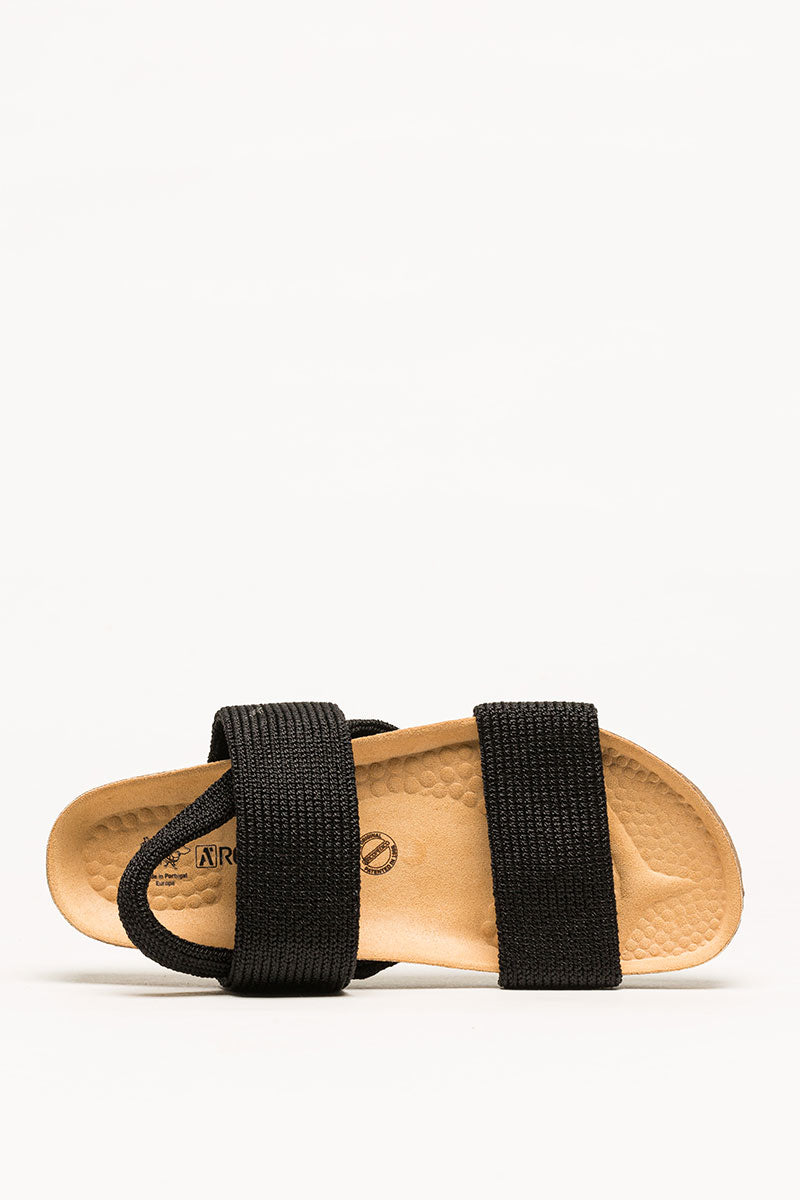 Murray - Knit Cork Sandal - Black