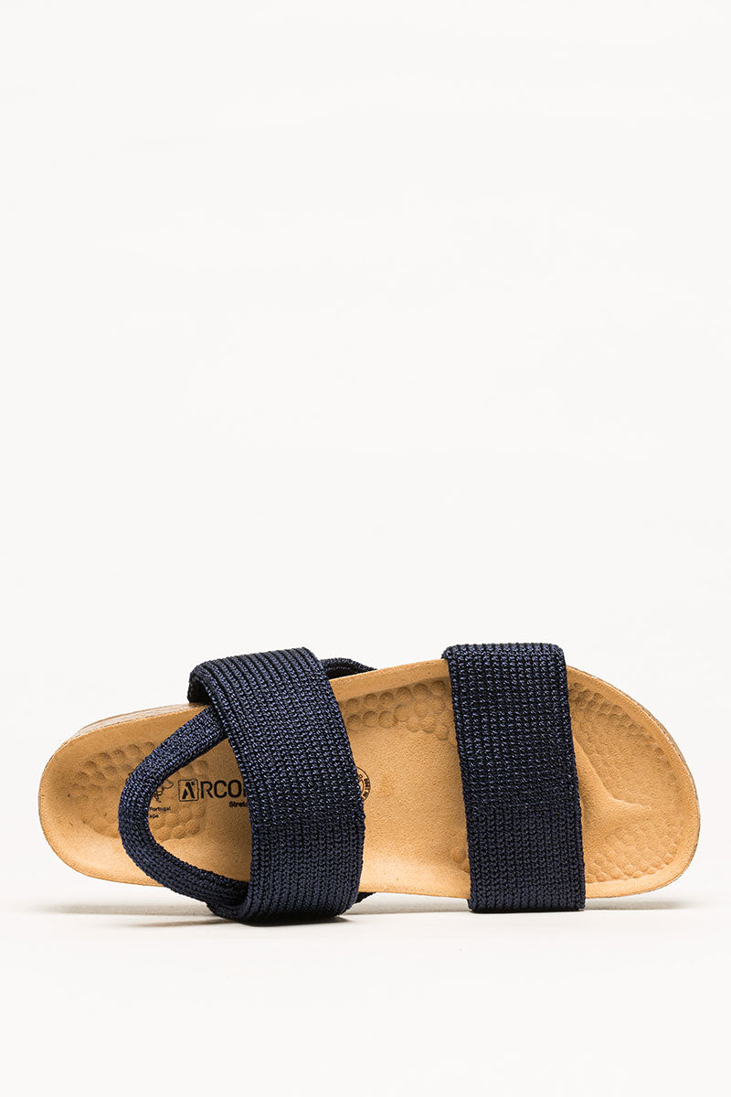 Murray - Knit Cork Sandal - Navy