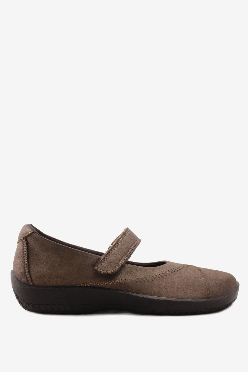 L18 - Lytech Quilted Mary Jane - Bronze