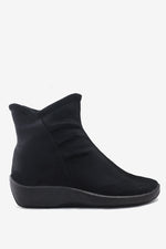 L19 - Scrunch Lytech Bootie - Black Suede