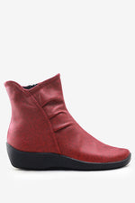 L19 - Scrunch Lytech Bootie - Cherry Red