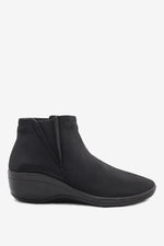 Luana - Lytech Faux Suede Bootie - Black