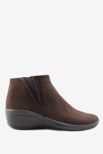 Luana - Lytech Faux Suede Bootie - Brown
