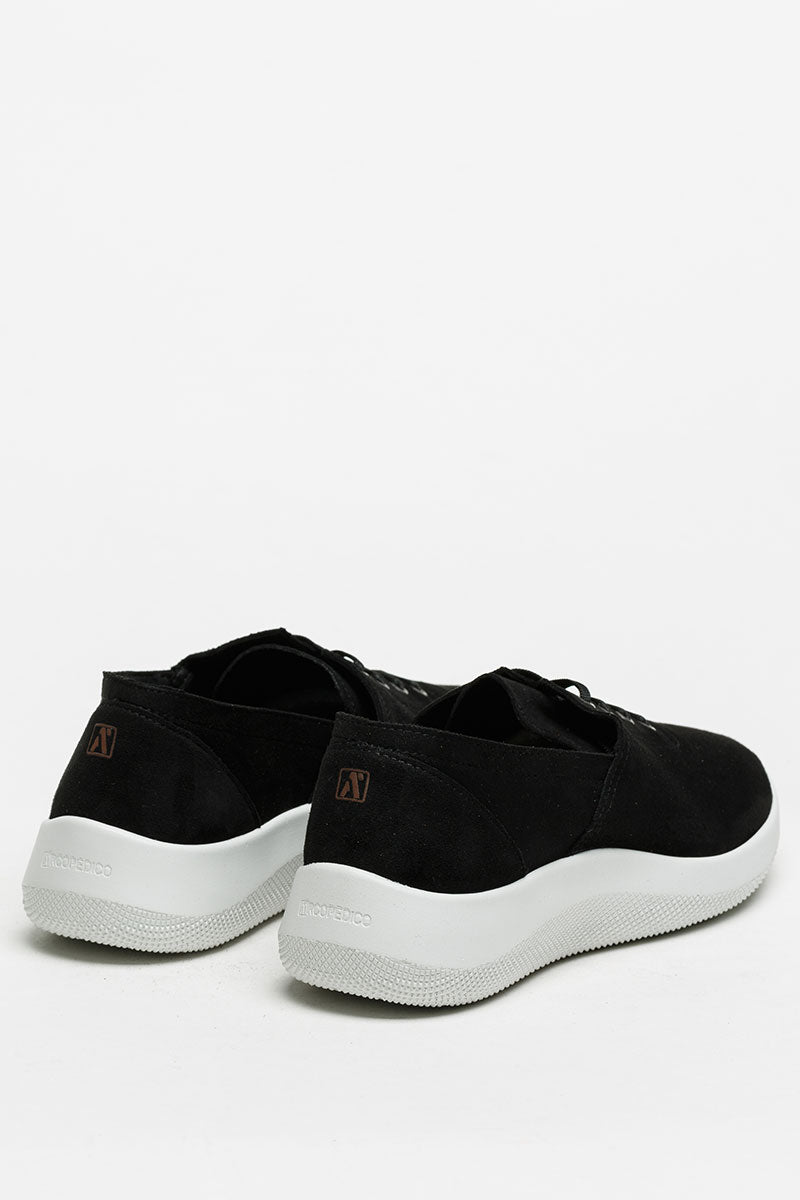 Yosemite - Lace-Up Comfort Sneaker - Black