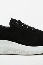 Yosemite - Lace-Up Comfort Sneaker - Black