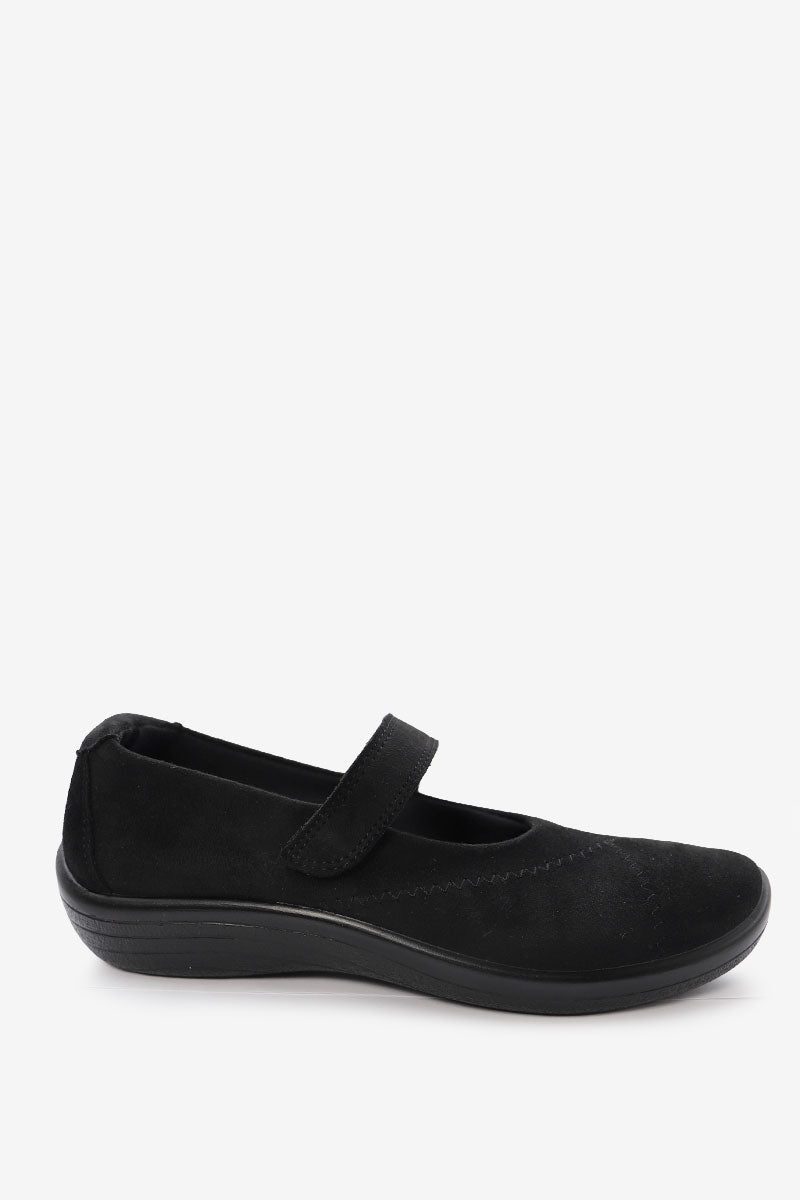 Triglav - Lytech Mary Jane - Black Microsuede
